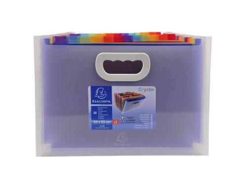 Exacompta Crystal Dokumententasche 24 Fächer