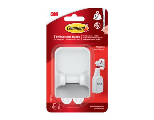 3M Command Sprühflaschenaufhänger 1 Haken, Tragkraft: 1 Liter Sprühflasche