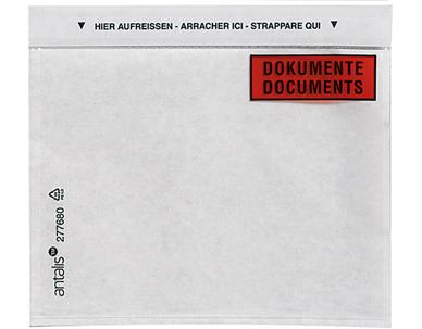 Antalis Dokumententaschen C6 Dokumente transparent, 1000 Stück