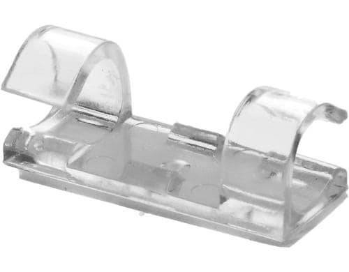 Max Hauri Kabelclips-Set 10mm transparent, 14 Stk