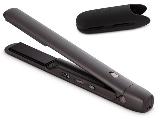 Medion Haarglätter MD 19865 grau 230V, 5 Stufen, 39 W, Display