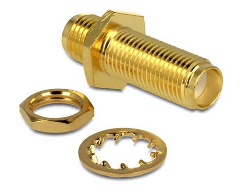 SMA-Buchse zu SMA-Buchse, Einbau Montage Adapter zum Einbau