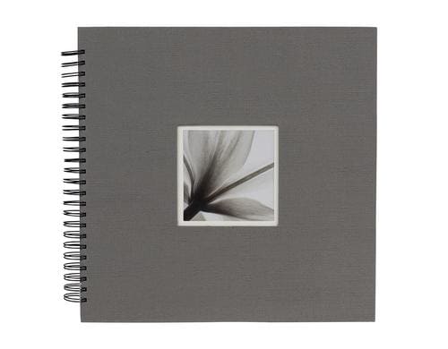 Dörr Spiralalbum Unitex Grau 34 x 34 Bildfor 34 x 34 cm, 20 Blätter | 40 Seiten