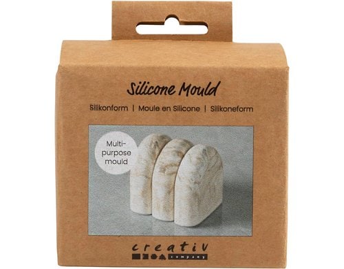 Creativ Company Giessformen Silikon 4 cm x 4 cm, 1 Stück