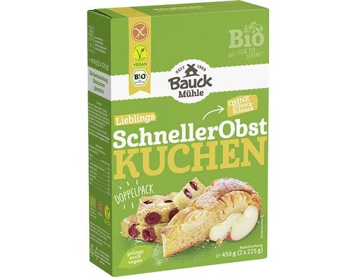 Backmischung schneller Obstkuchen Pack 450 g