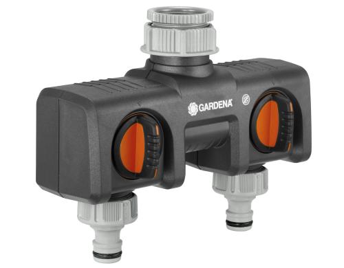 GARDENA 2-Wege-Verteiler 8193-20 Für den Betrieb mehrerer Anschlussgeräte
