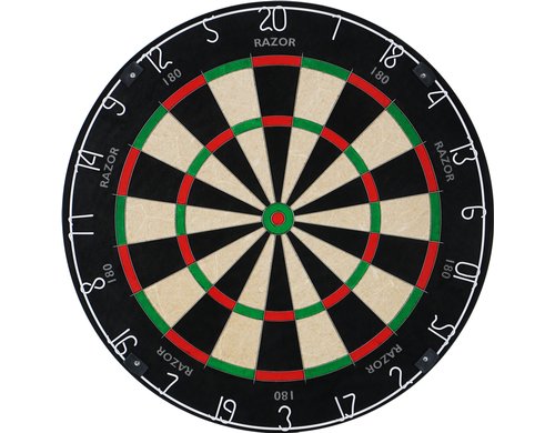 KOOR Dartscheibe Razor 180 Sisal-Dartscheibe
