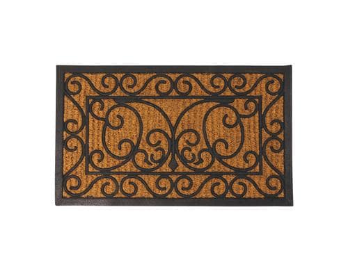 Esschert Design Fussmatte viktoranisch Kokosfaser, Gummi, 44.5x74.5x1.1 cm (LxBxH)