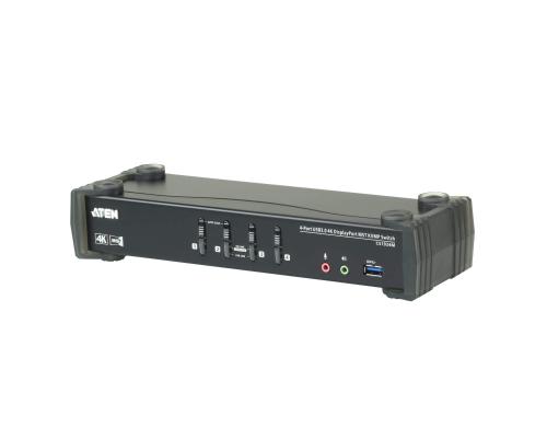 Aten CS1924M: DP KVM Switch, 4 Port bis 4096x2160, USB, Klinke, Multistream