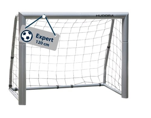 Hudora Fussballtor Expert 120 grau, 120 x 80 x 60cm