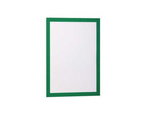 Durable Duraframe A4, grün, 2 Stück selbstklebende Informationsrahmen