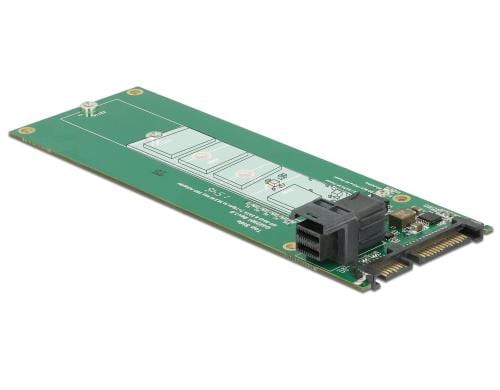 Delock M.2 SATA- NVME Key-M Konverter Intern: SATA 22Pin / SFF-8643 NVME 1xKey-M