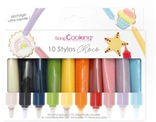 Dekostift Schokogeschmack 10 Stück