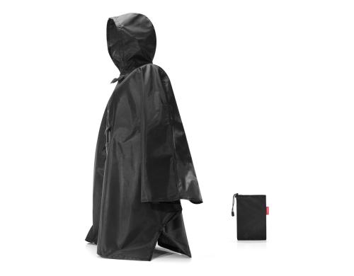 Reisenthel Regenponcho mini maxi black, Einheitsgrösse, 141 x 93 cm