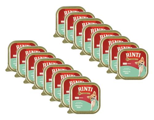 Rinti Gold Mini Schale Hirsch & Rind 16x100g