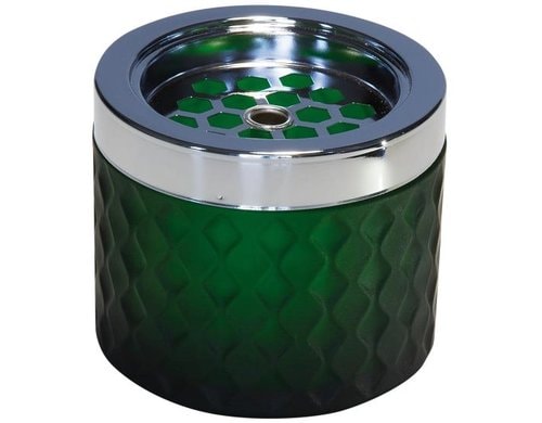 APS Windaschenbecher Ventis Ø 9,5 cm, H: 8 cm, Dunkelgrün