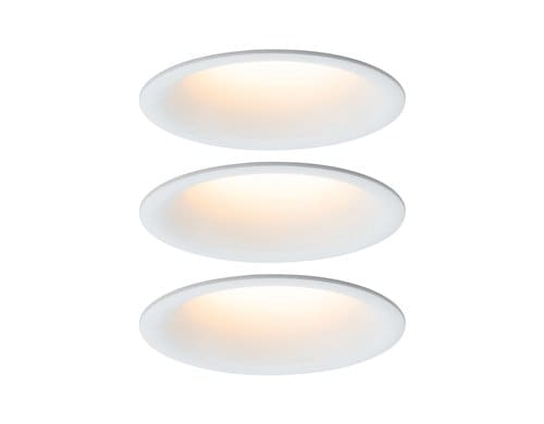 LED Einbauleuchte Cymbal Coin Basisset 3x440lm 230V dimm Dim to warm Weiss matt