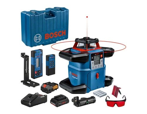 BOSCH Pro Rotationslaserl GRL 600 CHV mit Akku und Schnellladegerät