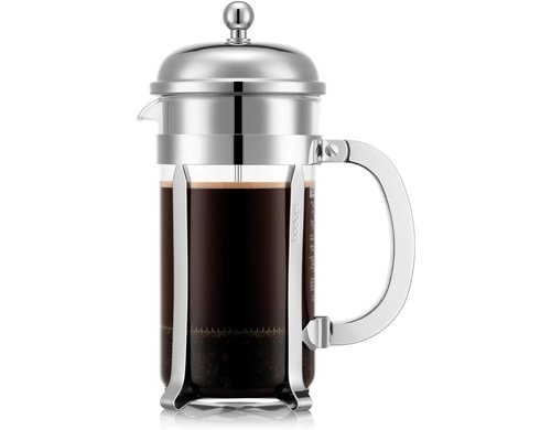 Bodum Chambord Kaffeebereiter 8 Tassen Metallgriff, 1 Liter