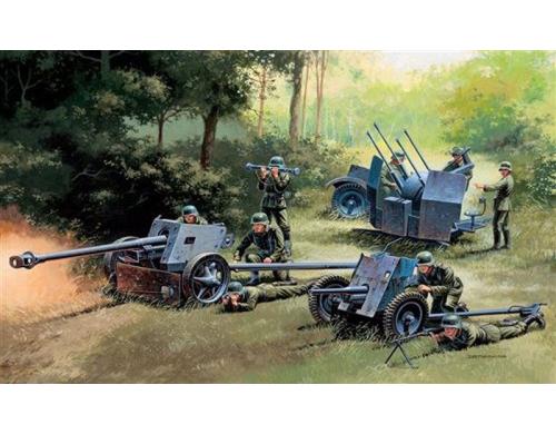 Italeri Guns Set PAK 35/40 FLAK 38 1:72