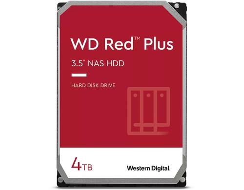 WD Red Plus 3.5 4TB SATA 6GB/s, 24x7, 5400rpm, 256MB Cache