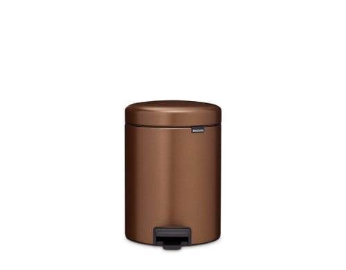 Brabantia NewIcon Treteimer 5 Liter Warm Bronze