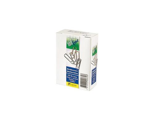 Büroline Büroklammern Gr. 4 vernickelt 32mm,  1 Pack à 100