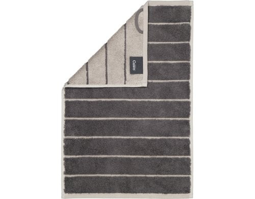 Cawö Gästetuch Balance Doubleface 100% Baumwolle, 30x50cm, Anthrazit