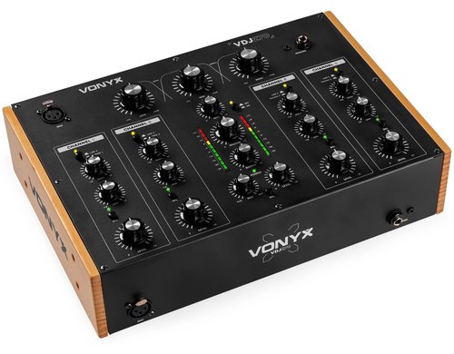 Vonyx VDJ270 DJ Mixer, Rotary, 4-Kanal, BT
