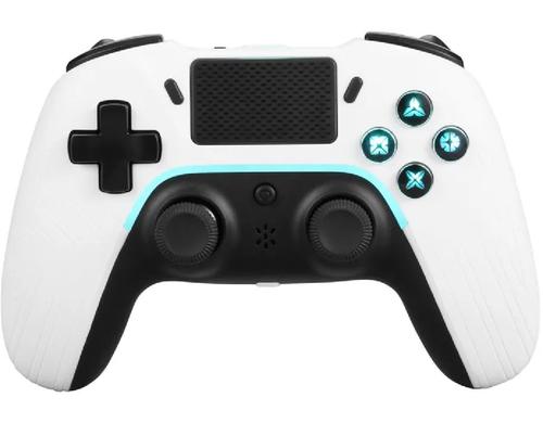 DELTACO Wireless Controller PS4, white White, Wireless