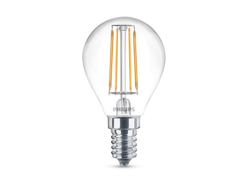 Philips LED Lampe 4.3W (40W) E14, P45, 470lm, 4000K, klar