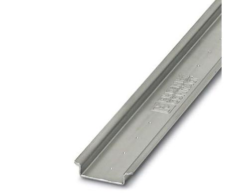 Tragschiene 250mm ungelocht 35/7.5 stahl verzinkt, silber