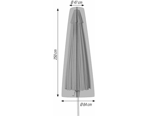 Acamp Schutzhülle Sonnenschirm Ø 47 / 64 x 250 cm