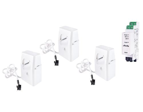 Shelly Pro 3EM WiFi-Energy Meter 400 A 3-Phasen LAN/WLAN Leistungsmessgerät
