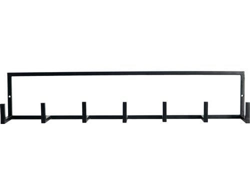 House Doctor Garderobenleiste Rack 60x8x12 cm (LxBxH), Eisen, Schwarz