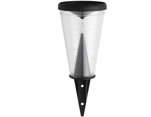 Regenmesser schwarz