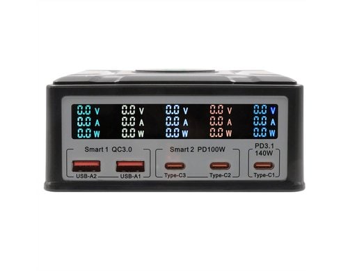 EXSYS EX-1107, Multiport Ladestation 260W Laden von bis zu 6 Geräten gleichzeitig