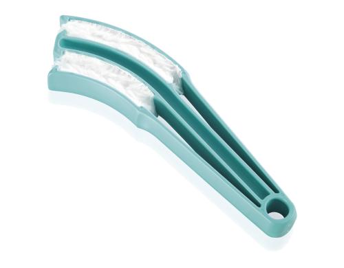 Leifheit Jalousienreiniger Mikrofaserbezug hält Schmutz und Staub fest