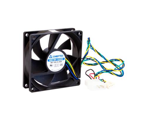 Gehäuselüfter Chiftec AF-0825PWM 80x80x25mm, 12V, 32dBA