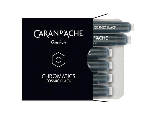 Caran d'Ache Tintenpatrone Schwarz 6 Patronen