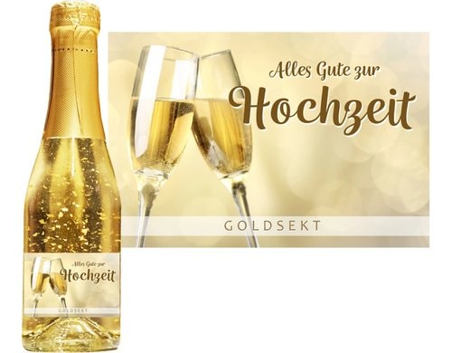 Trendcompany Sekt Hochzeit, 2dl