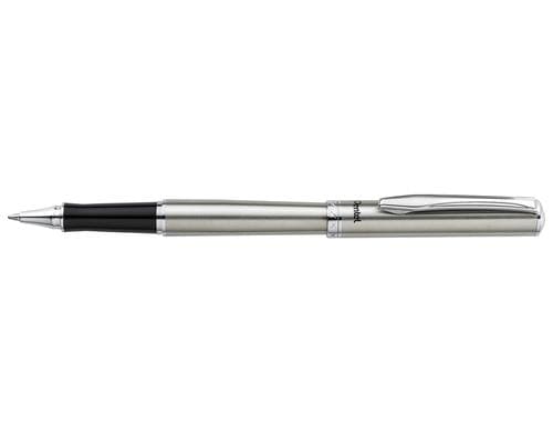 Pentel EnerGel Sterling Roller Schaft silber, Tinte schwarz