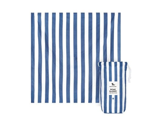 Dock& Bay Picknickdecke Navy L Grösse: 170 x 170 cm