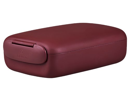 bioloco Lunchbox rectangle -Brooklyn brick 13x19.5x6cm, rostrot