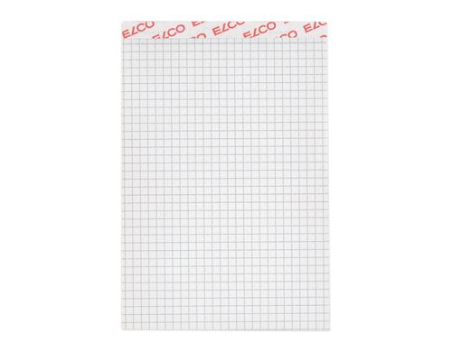 Elco Notizblock, A6, 5 Stück 4mm, hochweiss, kariert, 70gm2