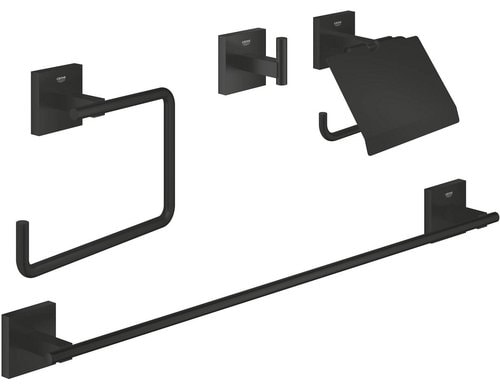 Grohe Start Cube Bad-Zubehör Set 4-in-1 Accessoire-Set, Chrom
