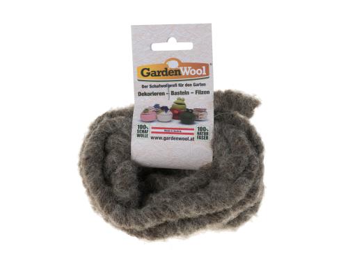 GardenWool Wollkordel grau 30x1x1 cm