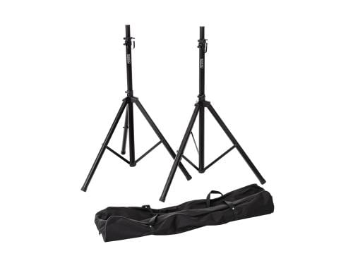 Bemero SS-9020BK-Set Lautsprecherstativ-Set 2x PA-Speaker Stands inkl. Bag