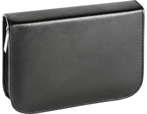 Brunnen Schüleretui Leder Grösse 19.5 x 13.5 x 3.5cm, schwarz