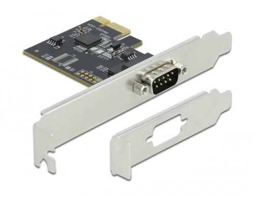 Delock 90000 PCI Express Karte 1x Seriell, 1x RS-232 DB9 Stecker